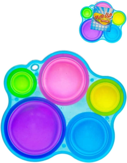 Pop It jouet antistress en silicone avec 5 maxi bulles