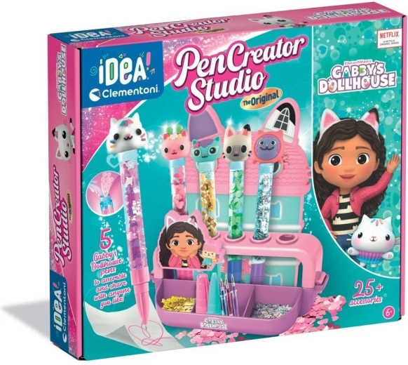 Clementoni kit créatif – usine à stylos GABBY’S DOLLHOUSE