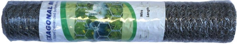 Treillis à lapins galvanisé 500 mm × 10 m, fil 0,7 mm