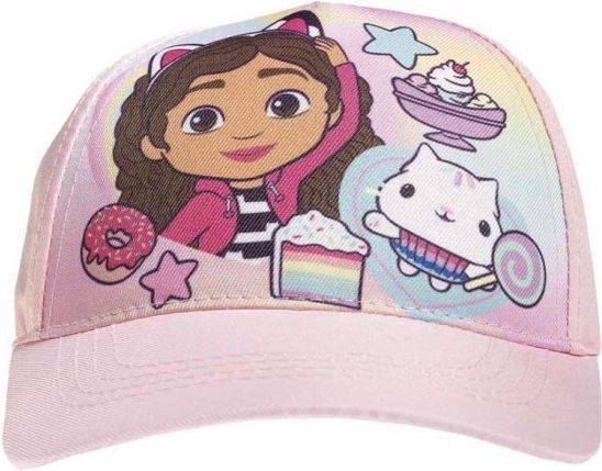 Casquette Gabby’s Dollhouse rose clair 52 cm