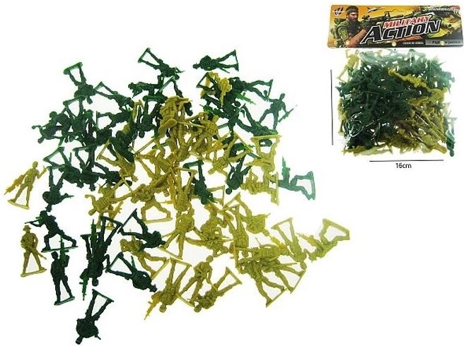 Lot de soldats militaires – 72 pièces