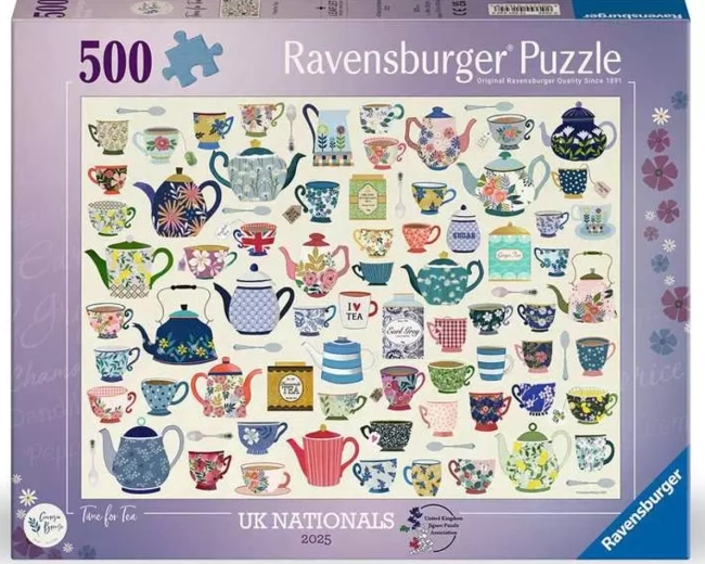Puzzle Ravensburger "L’heure du thé" 500 pièces