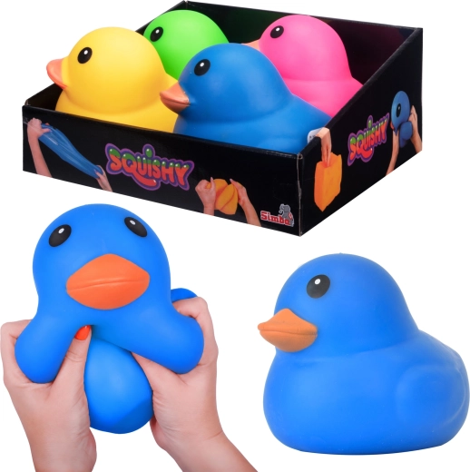 Simba canard bleu à presser Squishy 17 cm