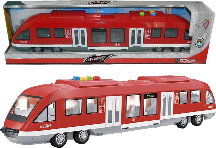 Train interactif avec effets sonores et lumineux