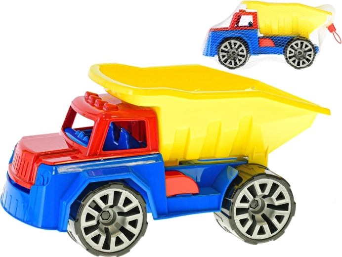 Camion benne en plastique 29 cm en filet