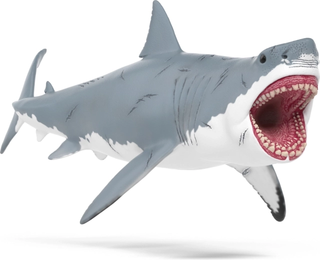 Figurine de requin Mégalodon – prédateur marin réaliste pour enfants