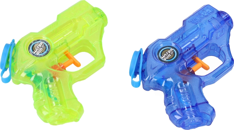 Pistolet à eau 12 cm pour enfants – bleu ou vert