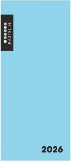 Agenda mensuelle bleue PASTELINI