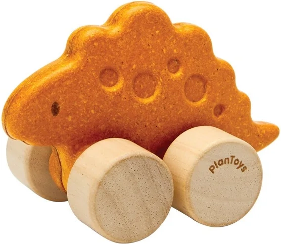 Petite voiture dinosaure PlanToys stégosaure - 1 pièce