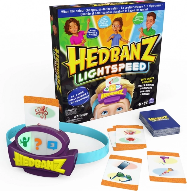Jeu de société Hedbanz Lightspeed