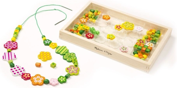 Ensemble de perles vertes Kwiatuszki