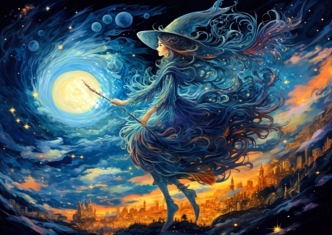 Puzzle Nuit des sorcières 1000 pièces