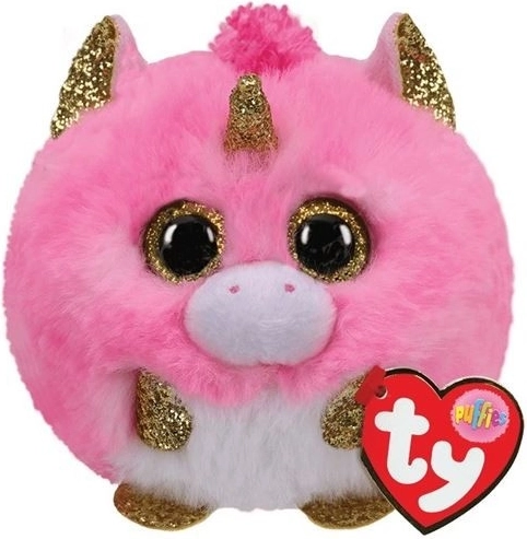 Maskot TY Puffies - Licorne rose