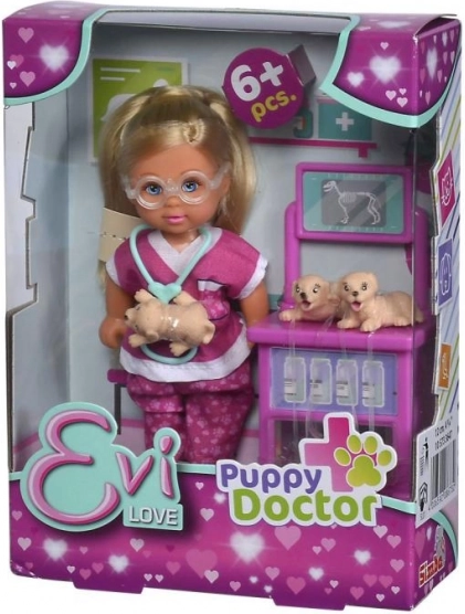 Poupée Evi vétérinaire Puppy Doctor