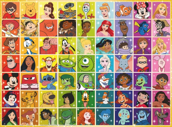 RAVENSBURGER puzzle Personnages Disney XXL 100 pièces
