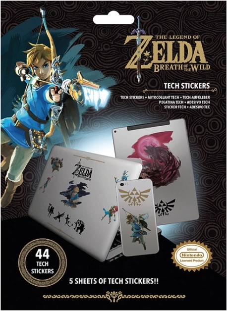 Autocollants techniques à motif Zelda