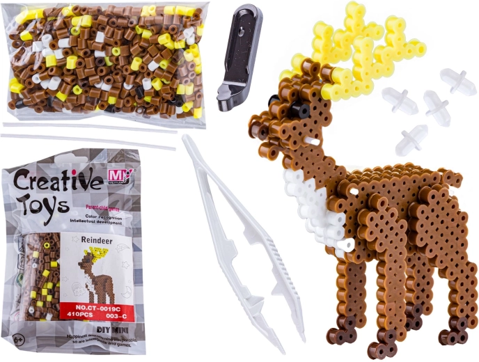 Perles à repasser 3D – petit cerf dans un sachet