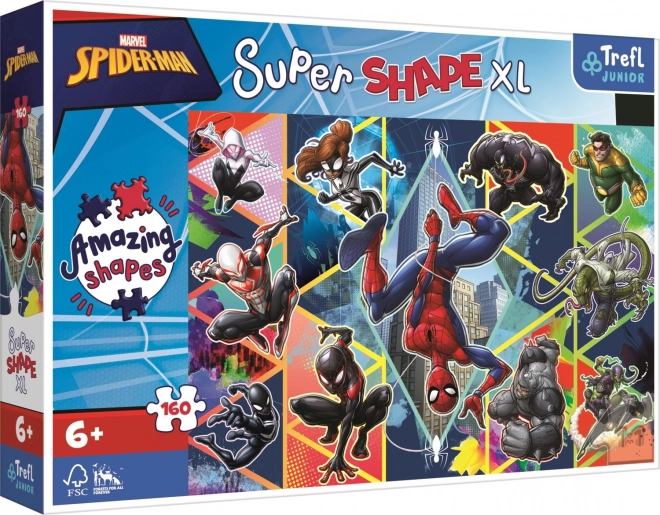 Puzzle 160 pièces XL Super Shape – rejoins Spider‑Man