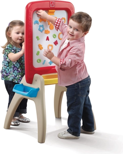 Chevalet d’enfant Step2 double face pour dessin avec accessoires - 1 pièce
