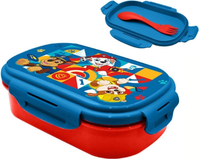 Boîte à goûter PAW PATROL avec set de couverts