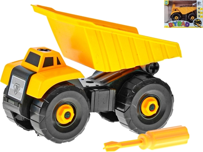 Benne de chantier vissable 15 cm – petit camion de montage pour enfants