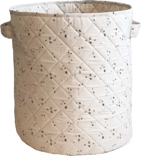 Petú Petú panier de rangement matelassé Ragge Dots