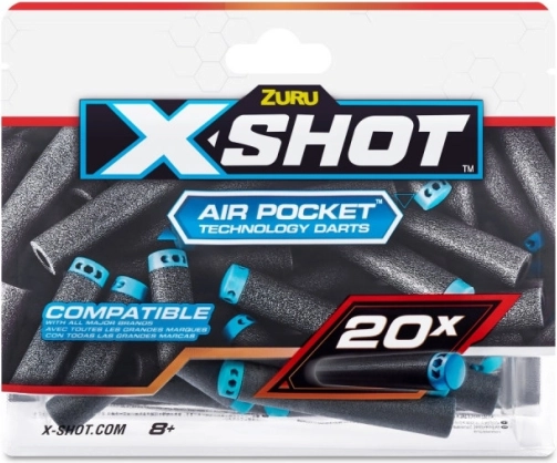 X-Shot Excel fléchettes en mousse de rechange 20 pcs