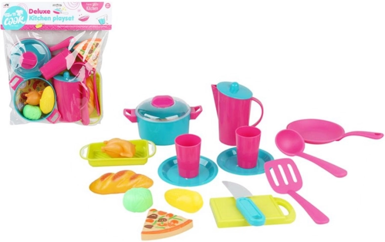 Set de vaisselle de cuisine pour enfants en sachet