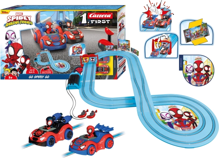 Circuit de course Carrera First Spidey – Go Spidey Go ! 2,9 m