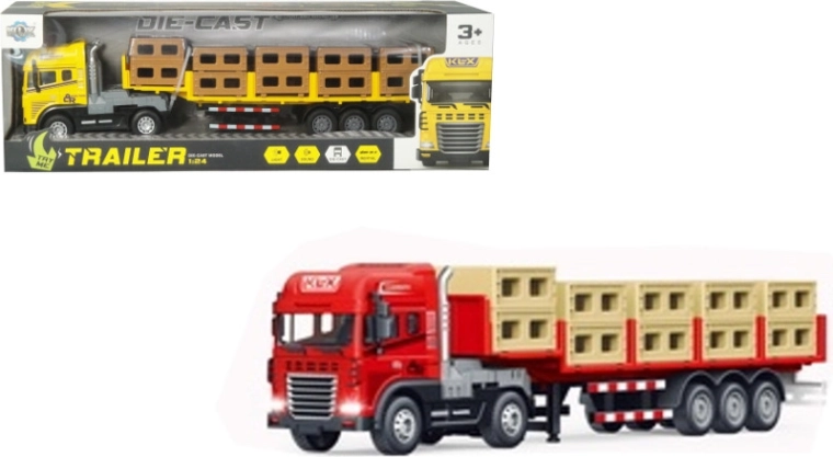 Camion en métal avec lumière et son