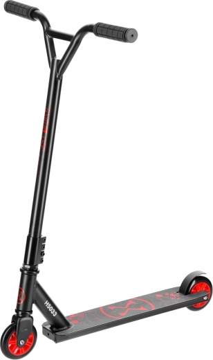 Trottinette freestyle NILS Extreme noir‑rouge