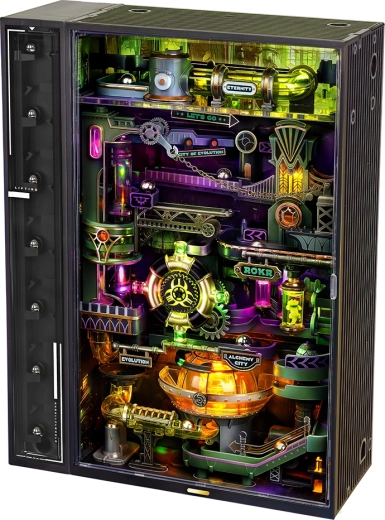 RoboTime Piste à billes mécanique 3D Ville d’alchimie