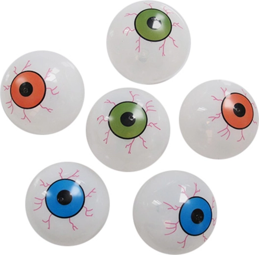 Balle rebondissante globe oculaire 105 mm avec lumières LED