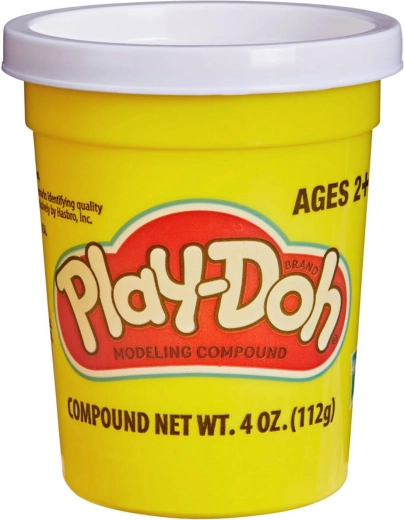 Pâte à modeler Play-Doh blanche 112 g en pot - 1 pièce