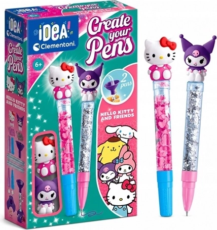Clementoni Idea Mini mini-usine de stylos à bille Hello Kitty et ses amis
