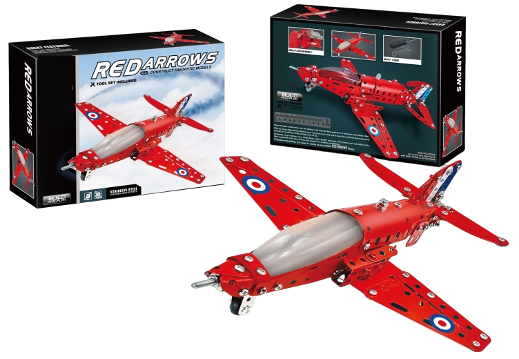 Kit de construction métallique avion 201 pièces SPARKYS