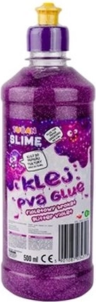 Colle PVA Tuban avec paillettes 500 ml violette