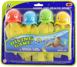 Poulpes de plongée – set de 4 pièces