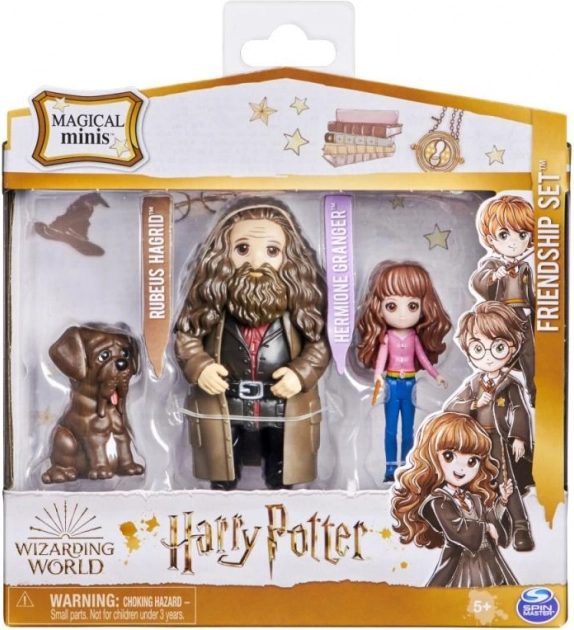 Wizarding World Magical Minis coffret d’amitié Hermione Granger et Rubeus Hagrid avec Crockdur