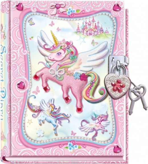 Journal Pecoware avec licorne et serrure