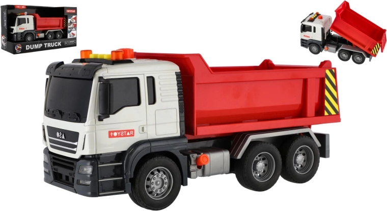 Camion-benne avec lumière et son