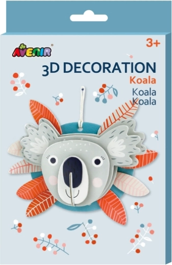 Décoration 3D koala en papier FSC