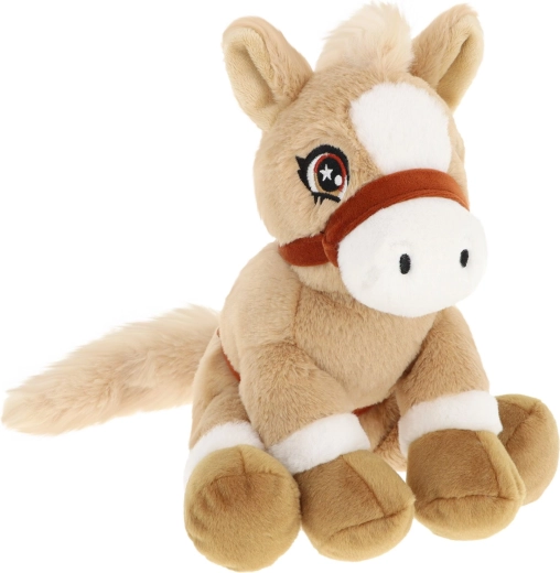 Peluche poney beige Keeleco de Keel Toys 22 cm