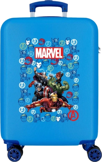 Valise enfant rigide Marvel Avengers Team bleue 55 cm 34 l