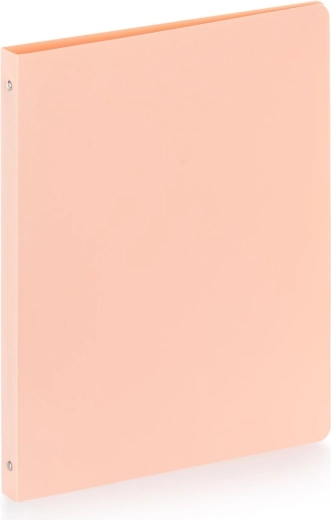 Classeur à anneaux A4 abricot PASTELINI