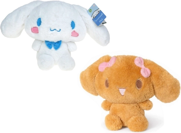 Peluche Hello Kitty Fluffy Cinnamoroll & Mocca 30 cm