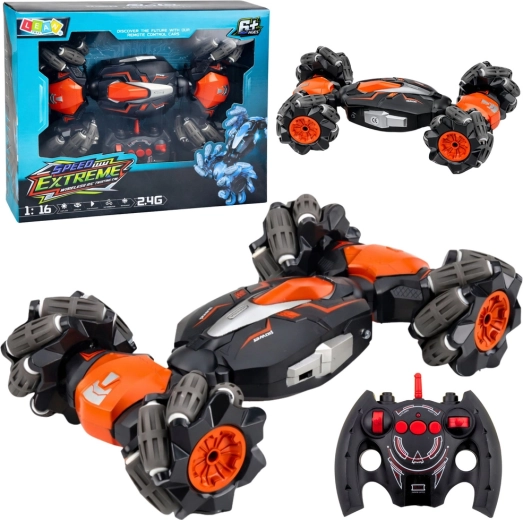 Voiture cascadeuse RC Drift Twist 1:16 orange 2,4 GHz