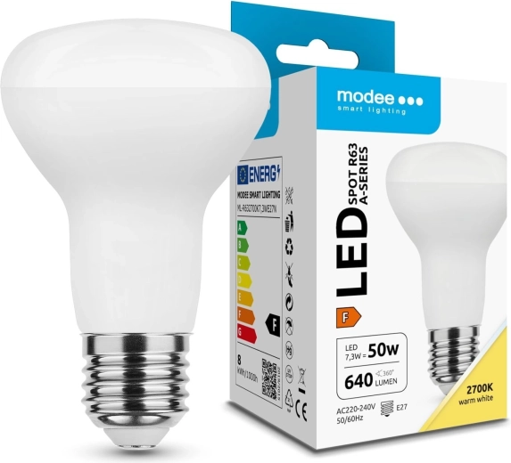 Ampoule LED spot Modee R63 7,3 W E27 640 lm blanc chaud