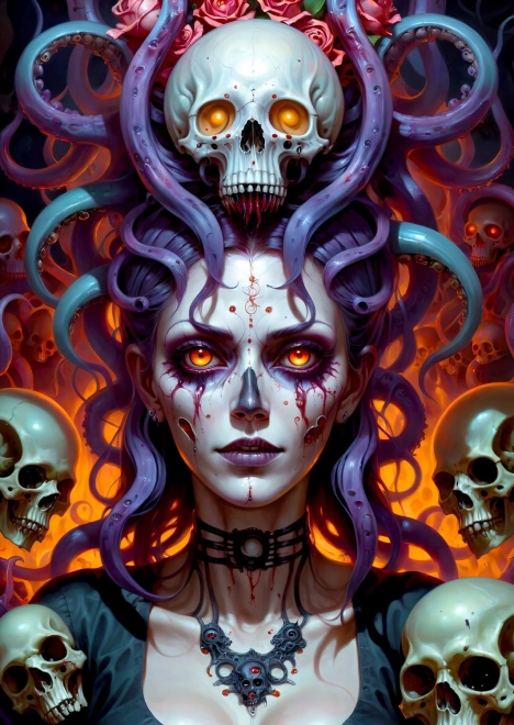 Puzzle Sorcière des Ténèbres 1000 pièces