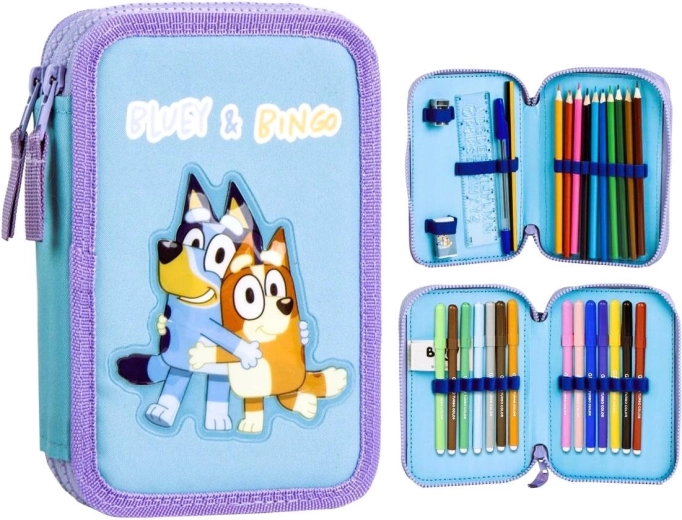 Trousse Bluey équipée à deux compartiments